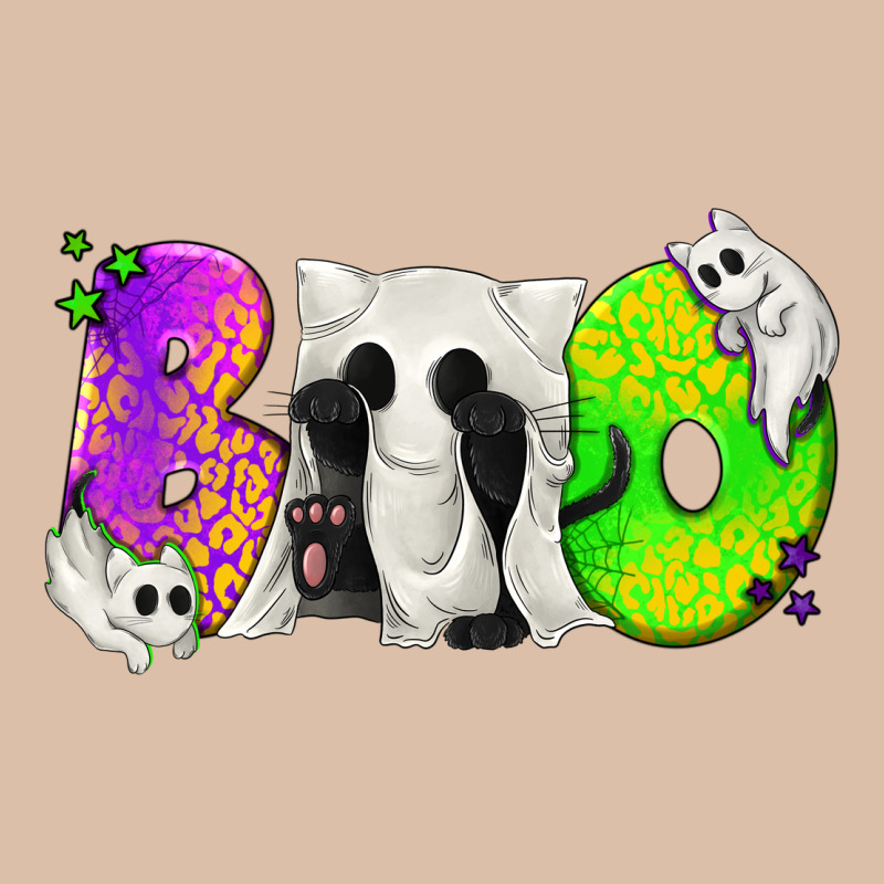 Boo Ghost Cat Urban Heavy Tee by texasbilliewilder | Teevron