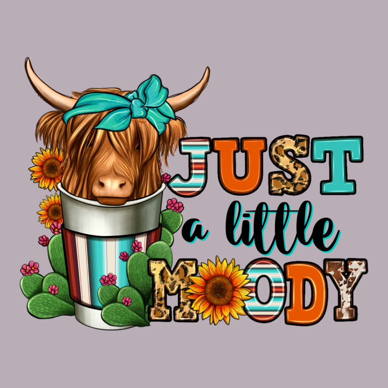 Just A Little Moody Coffee Cup Long Haired Cow Vintage Tee by Jasminsmagicworld | Teevron
