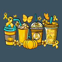 Childhood Cancer Coffee Cups Yellow Ribbon Urban Heavy Tee | Teevron