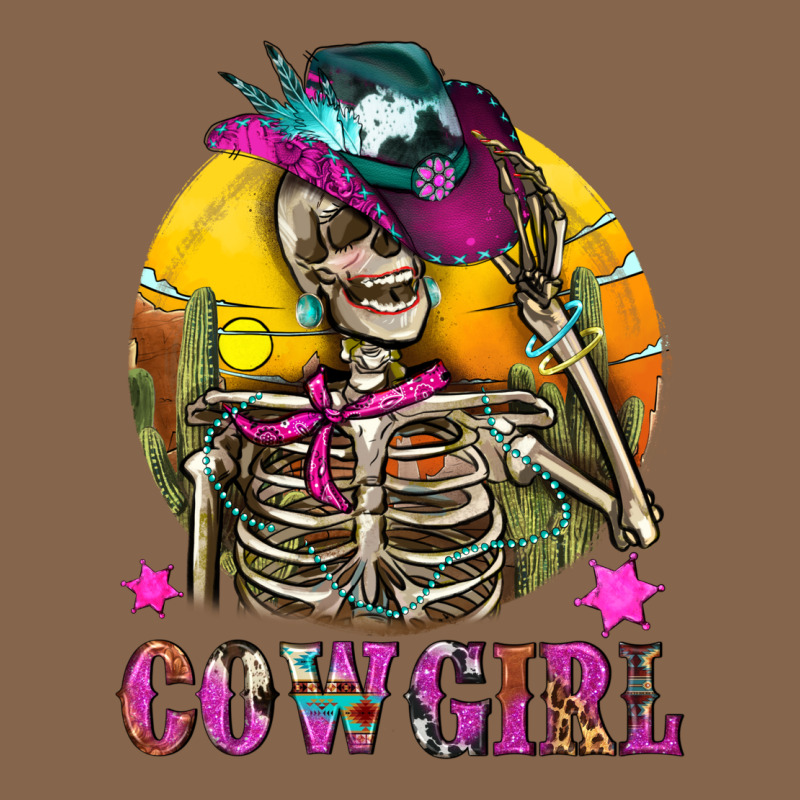 Cowgirl Skeleton With Landscape Premium Tee by BundleAndBundleShop | Teevron