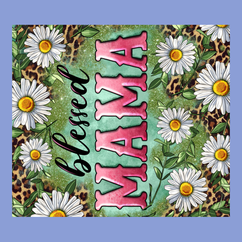 Blessed Mama With Daisy And Leopard Long Sleeve Tee by RanaPortraitStore | Teevron