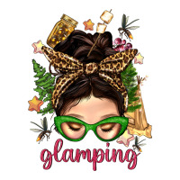 Glamping Messy Bun With Glamping Camp Tent Bbs | Teevron