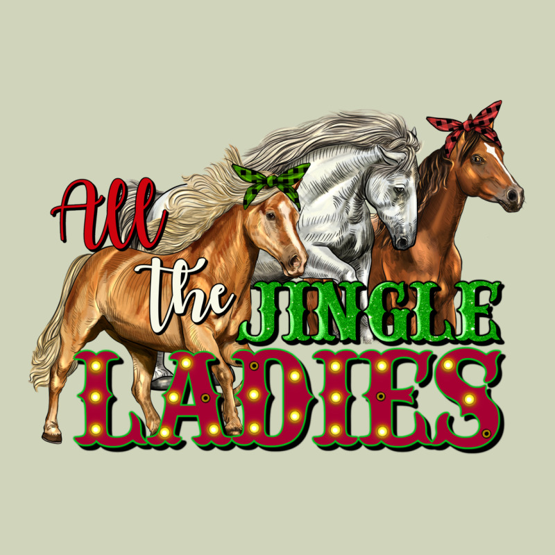 All The Jingle Ladies Christmas Horses Heavyweight Hoodie by LillyAllenDesigns | Teevron