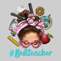 Best Teacher Messy Bun Bbs Premium Tee | Teevron