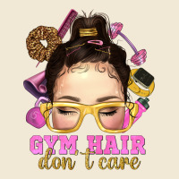 Messy Bun Gym Hair Don't Care Bbs Premium Tee | Teevron