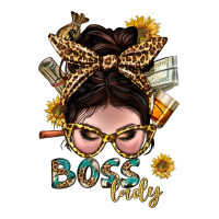 Western Messy Bun Boss Lady With Money | Teevron