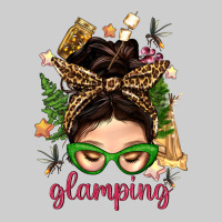 Glamping Messy Bun With Glamping Camp Tent Bbs Premium Tee | Teevron