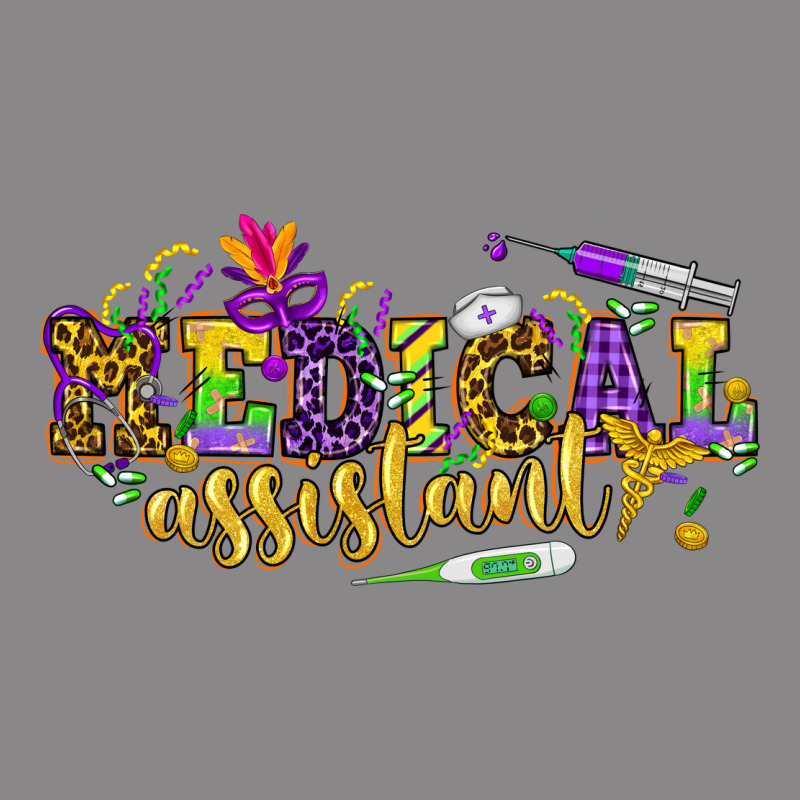 Ma Medical Assistant Mardi Gras Vintage Tee by NancyCooperArtShop | Teevron