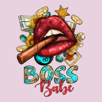 Western Boss Babe Cigar Lip Ladies Tee | Teevron