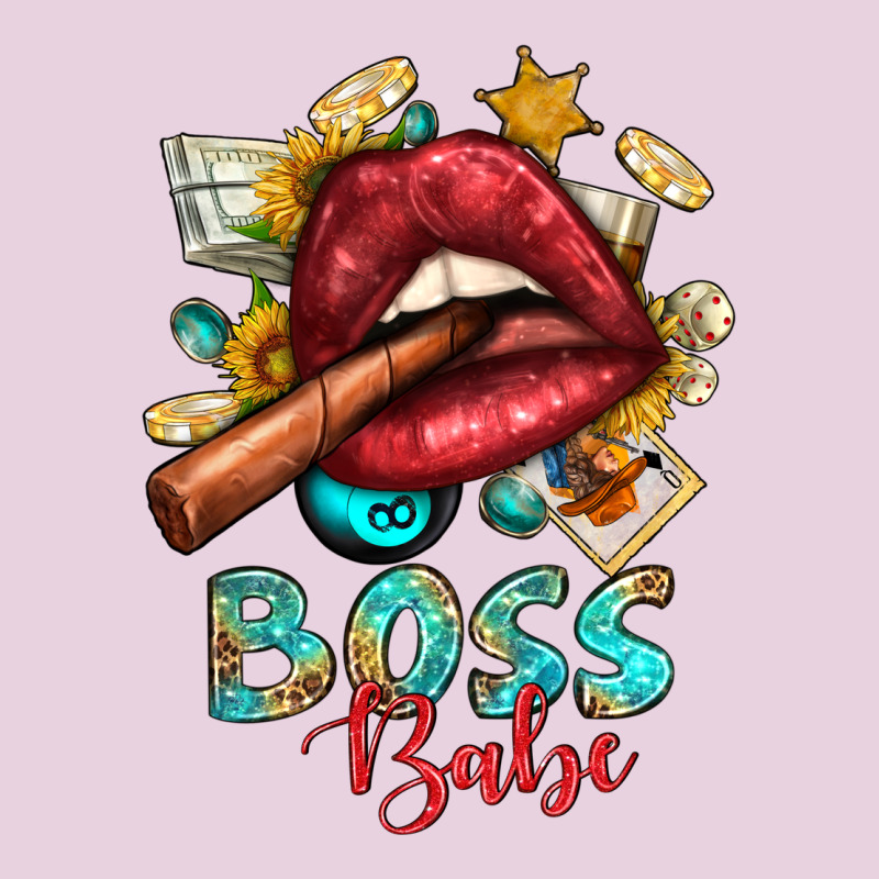 Western Boss Babe Cigar Lip Ladies Tee by BundleAndBundleShop | Teevron