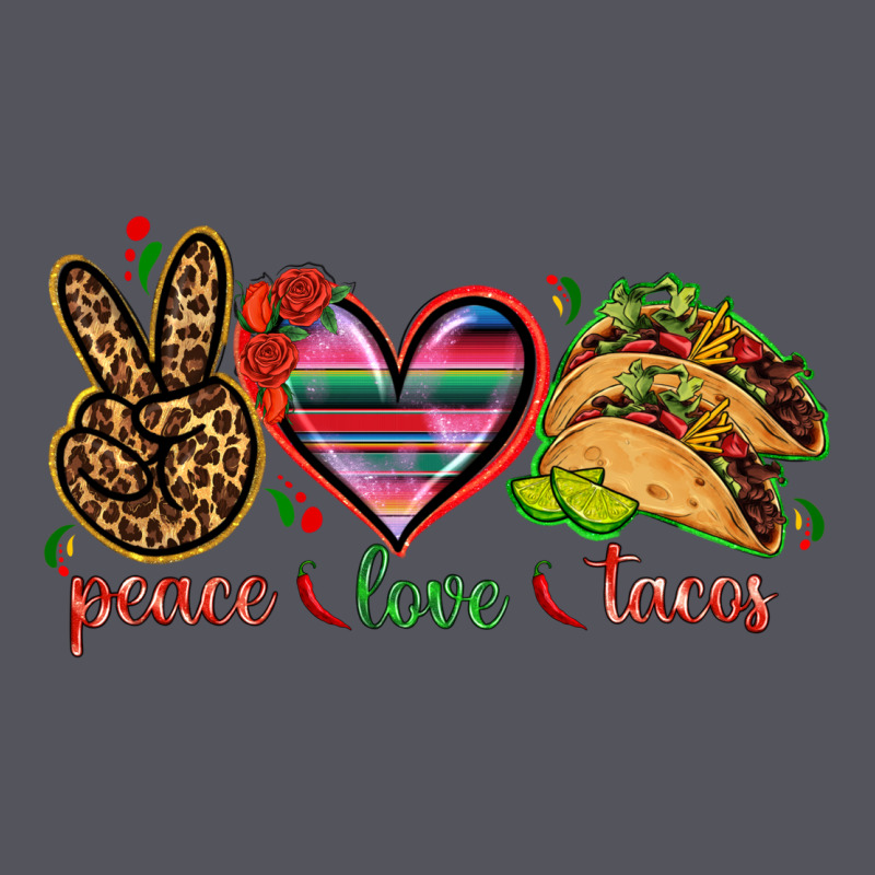 Peace Love Tacos Vintage Hoodie by NancyCooperArtShop | Teevron