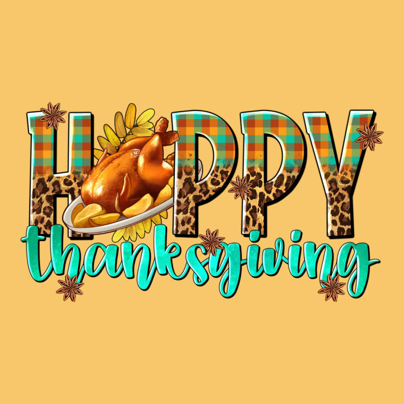 Happy Thanksgiving With Turkey Vintage Hoodie by texasbilliewilder | Teevron