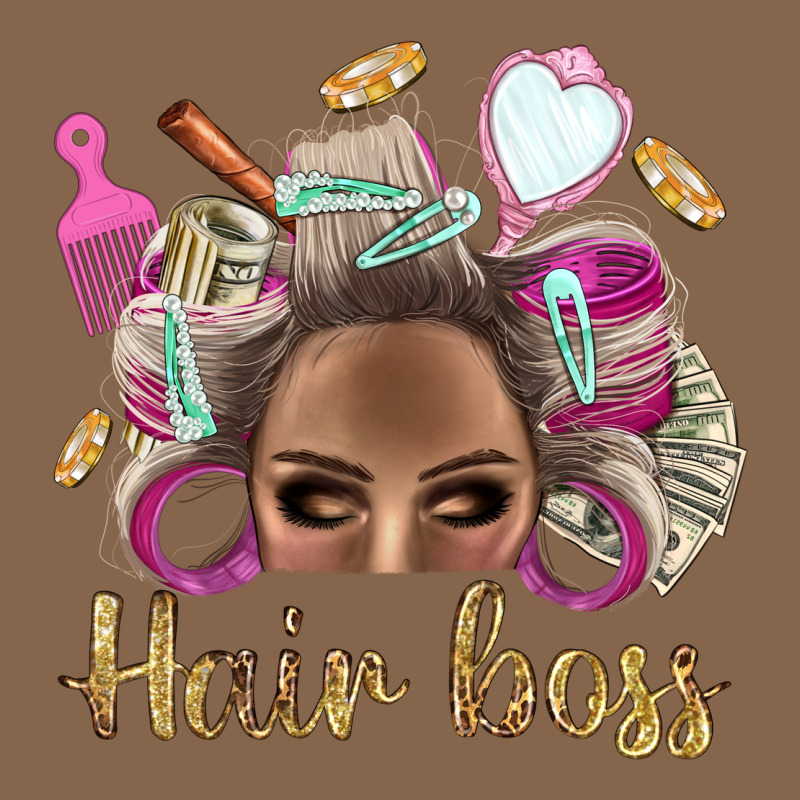 Hair Boss Afro Messy Bun With Money Bbs Premium Tee by BundleAndBundleShop | Teevron