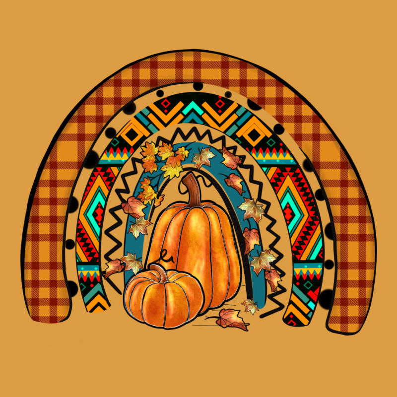 Fall Pumpkin Rainbow Urban Heavy Tee by JahusDesignShop | Teevron