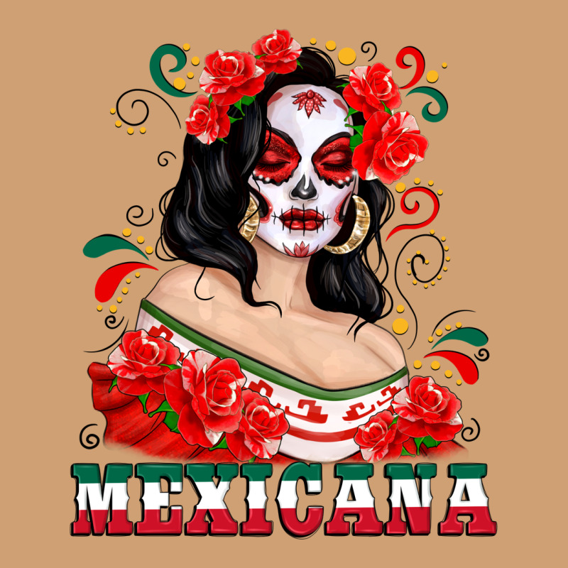 Mexicana With Skull Girl Vintage Tee by texasbilliewilder | Teevron