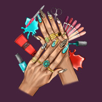 Western Nail Art With Nail Material Bbs Premium Tee | Teevron