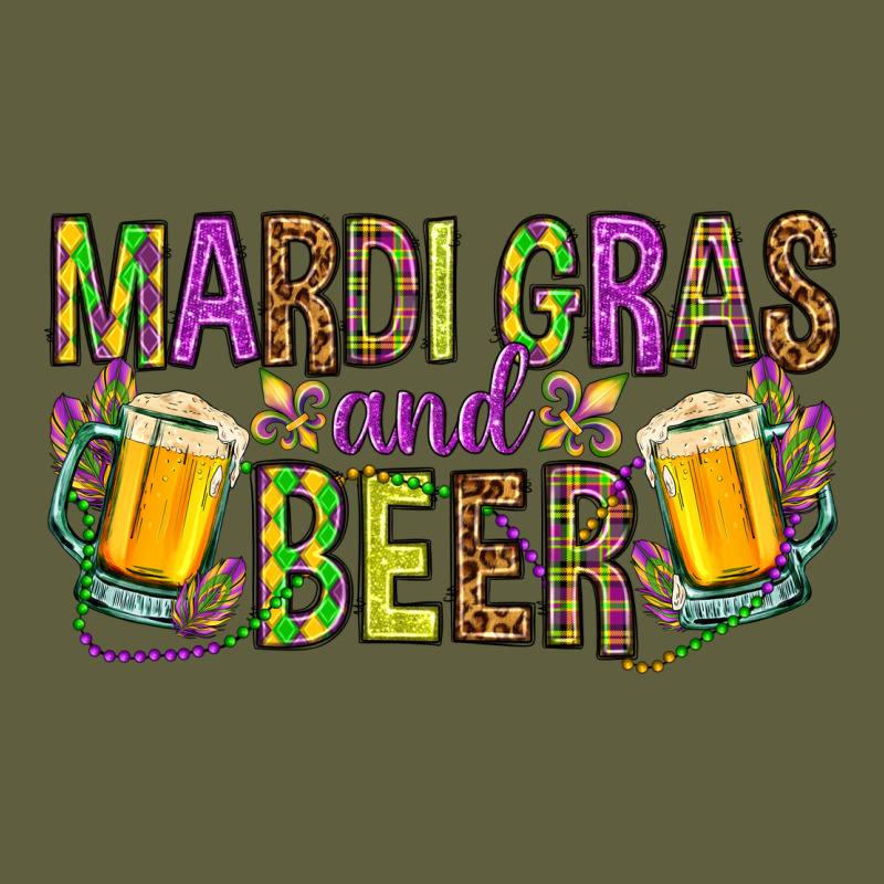 Mardi Gras And Beer Vintage Tee by NancyCooperArtShop | Teevron
