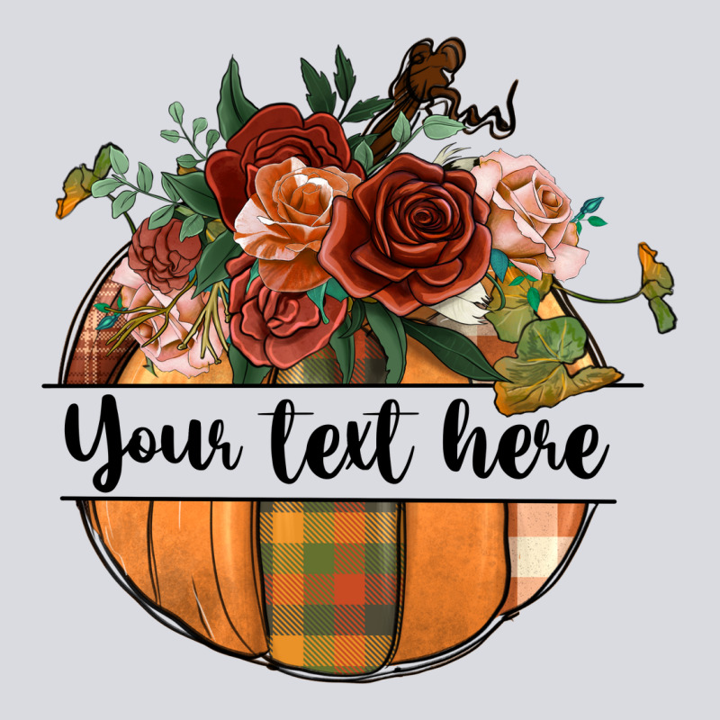 Preview Customize Floral Pumpkin Zipper Hoodie by BundleAndBundleShop | Teevron