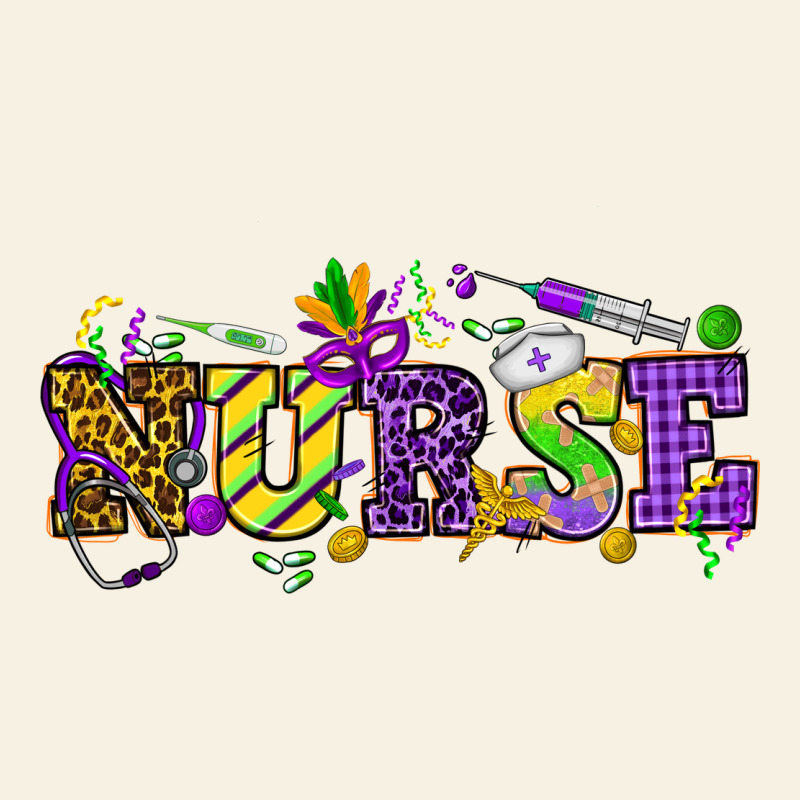 Mardi Gras Day Nurse Vintage Tee by NancyCooperArtShop | Teevron