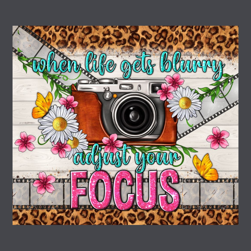 When Life Gets Blurry Adjust Your Focus Long Sleeve Tee by TumblerDesignByShophia | Teevron