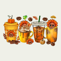 Thanksgiving Coffee Cups Urban Heavy Tee | Teevron