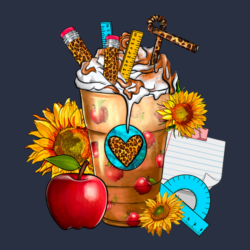 Teacher Cold Drink Frappe With Sunflowers Heavyweight Sweatshirt by FaDigitalArtStudio | Teevron