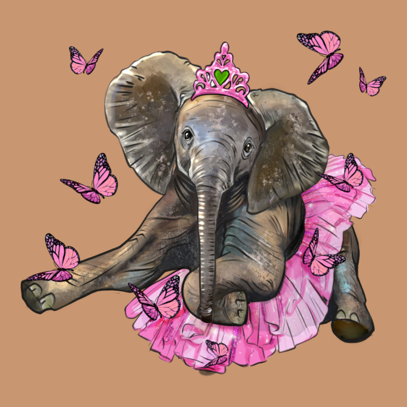 Baby Elephant With Tutu Heavyweight Hoodie by LillyAllenDesigns | Teevron