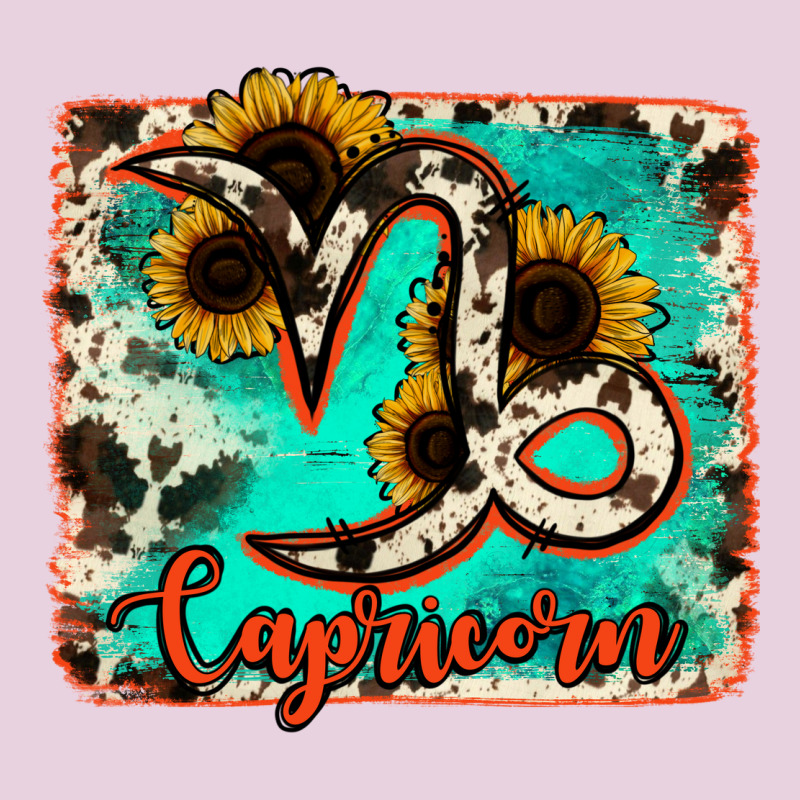Capricorn Turquoise Cowhide Ladies Tee by RanaPortraitStore | Teevron
