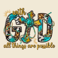 With God All Things Are Possible With Cross Premium Tee | Teevron