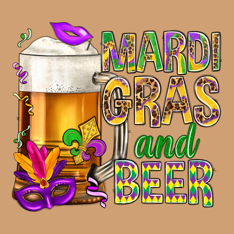 Mardi Gras And Beer Vintage Tee by NancyCooperArtShop | Teevron