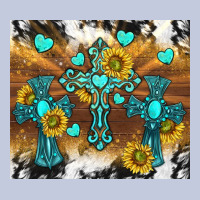 Western Crosses And Sunflowers Long Sleeve Tee | Teevron