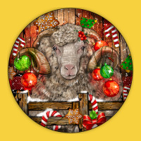 Christmas Merino Wool Sheep Premium Sweatshirt | Teevron