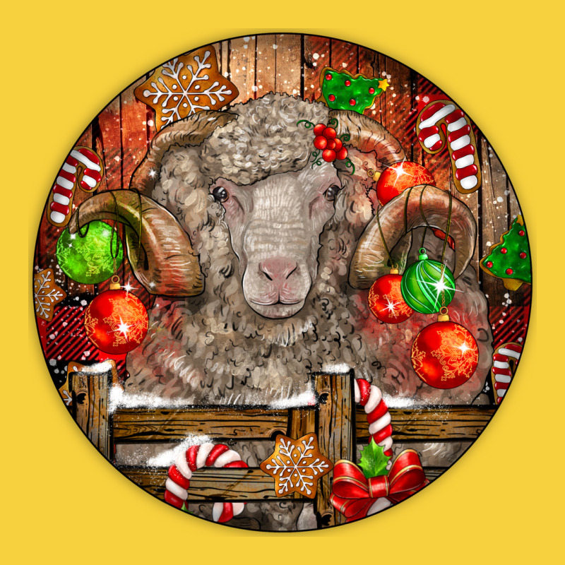 Christmas Merino Wool Sheep Premium Sweatshirt by LillyAllenDesigns | Teevron
