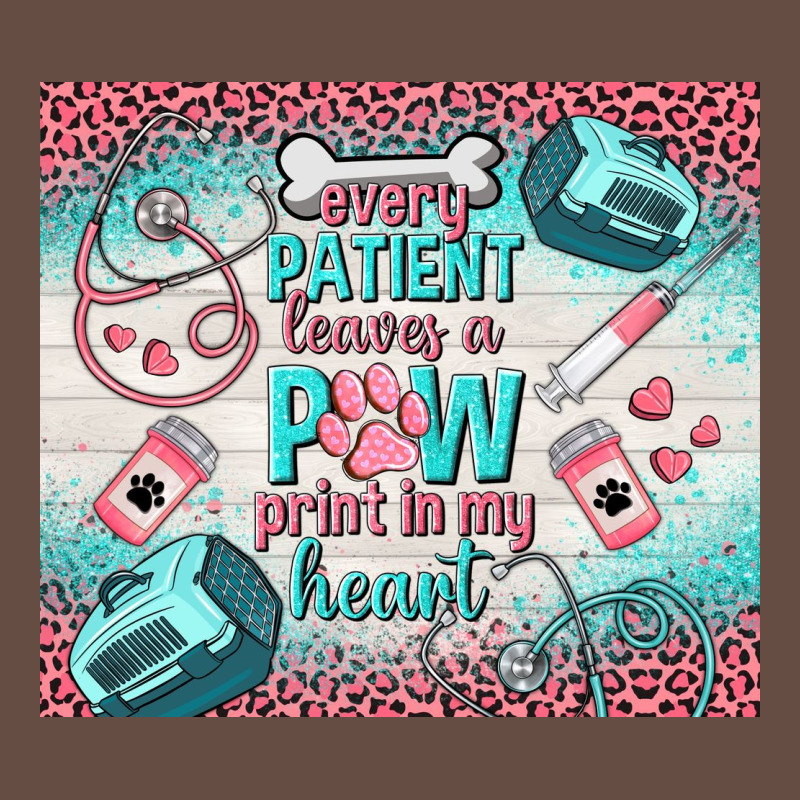 Every Patient Leaves A Paw Print In My Heart Long Sleeve Tee by TumblerDesignByShophia | Teevron