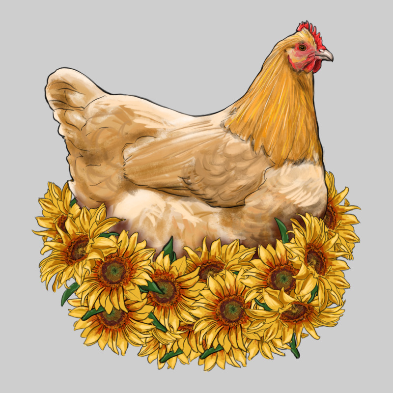 Chicken With Sunflowers Premium Tee by RanaPortraitStore | Teevron