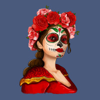 Sugar Skull Girl Vintage Hoodie | Teevron