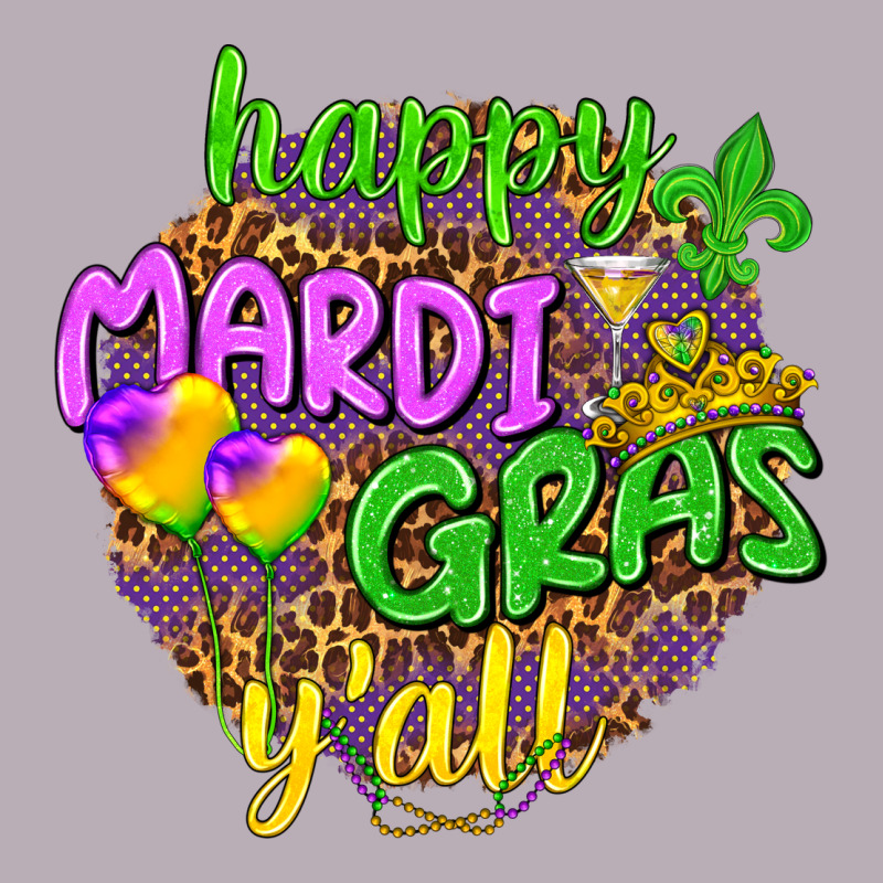 Happy Mardi Gras Y'all Vintage Tee by NancyCooperArtShop | Teevron