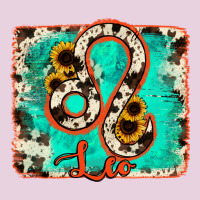 Leo Turquoise Cowhide Ladies Tee | Teevron