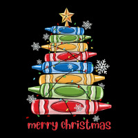 Crayons Tree Christmas Heavy Core Tee | Teevron