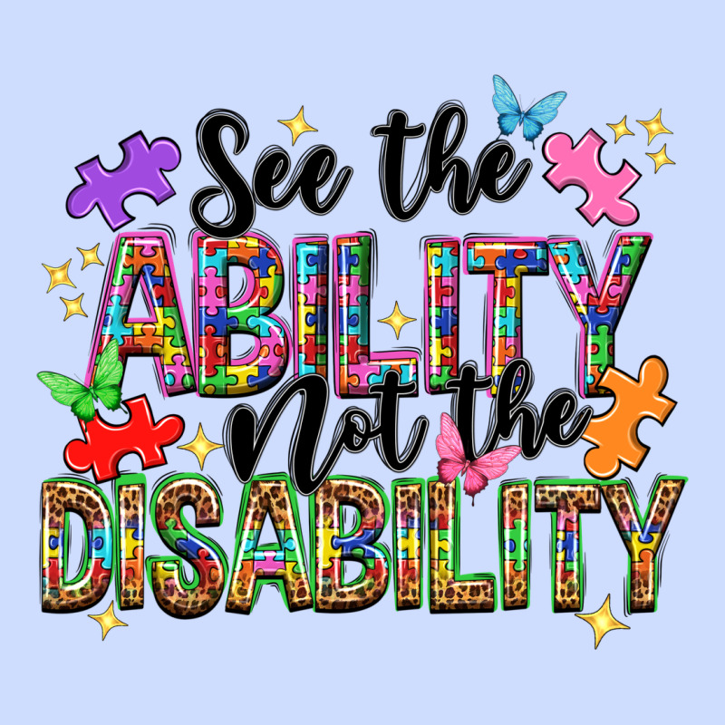 See The Ability Not The Disability Urban Heavy Tee by NancyCooperArtShop | Teevron