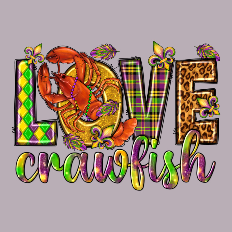 Mardi Gras Love Crawfish Vintage Tee by NancyCooperArtShop | Teevron