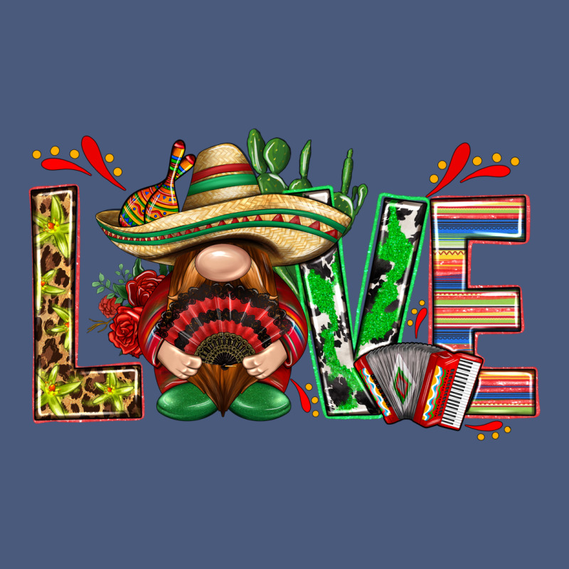 Mexico Love With Gnome Vintage Hoodie by NancyCooperArtShop | Teevron