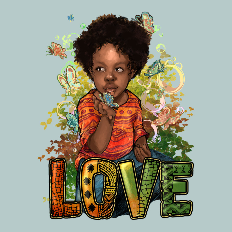 Black Afro Boy Love Heavy Core Tee by NancyCooperArtShop | Teevron