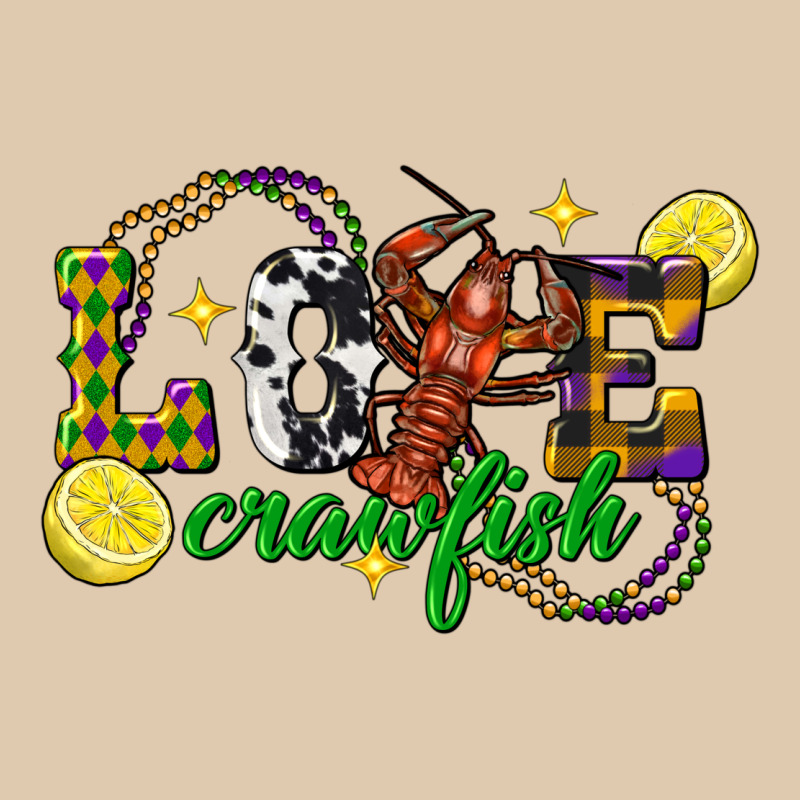 Mardi Gras Love Crawfish Heavyweight Sweatshirt by FaDigitalArtStudio | Teevron