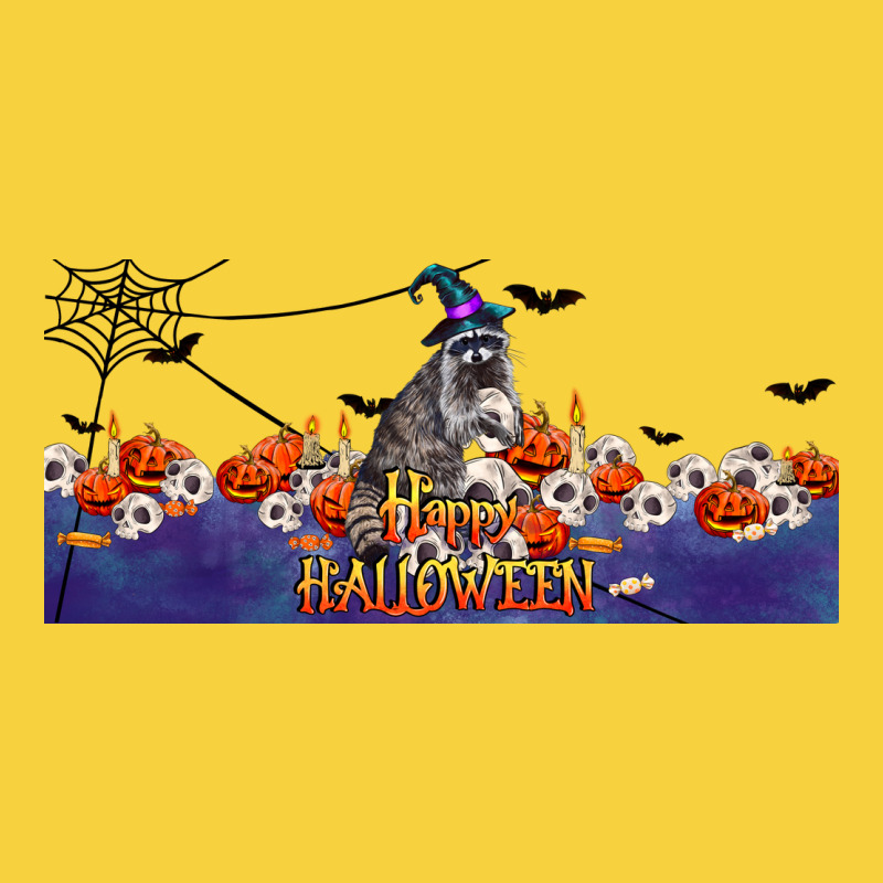 Happy Halloween Raccon Premium Sweatshirt by LillyAllenDesigns | Teevron