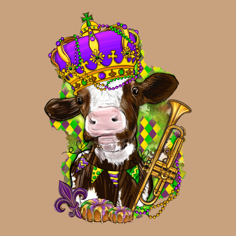 Mardi Gras Cow Vintage Tee by NancyCooperArtShop | Teevron