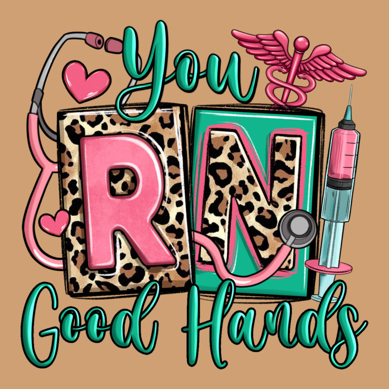 You Rn Good Hands Registered Nurse Vintage Tee by RanaPortraitStore | Teevron