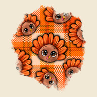 Thanksgiving Turkey With Tartan Patch Ladies Tee | Teevron