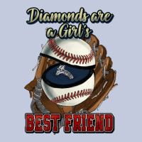 Diamonds Are A Girl's Best Friend Baseball Long Sleeve Tee | Teevron