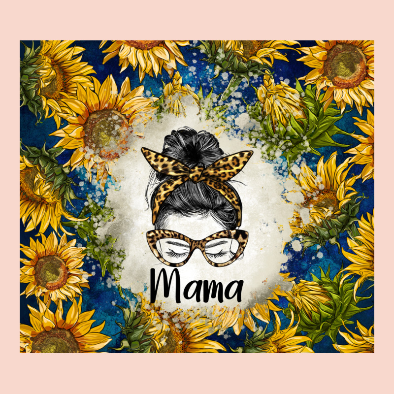 Sunflowers Messy Bun Mama Urban Hoodie by BarkalooDesign | Teevron